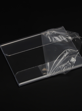 仓库物料标识牌可粘透明PsVC塑料周转箱标签套背胶套自粘卡袋卡套