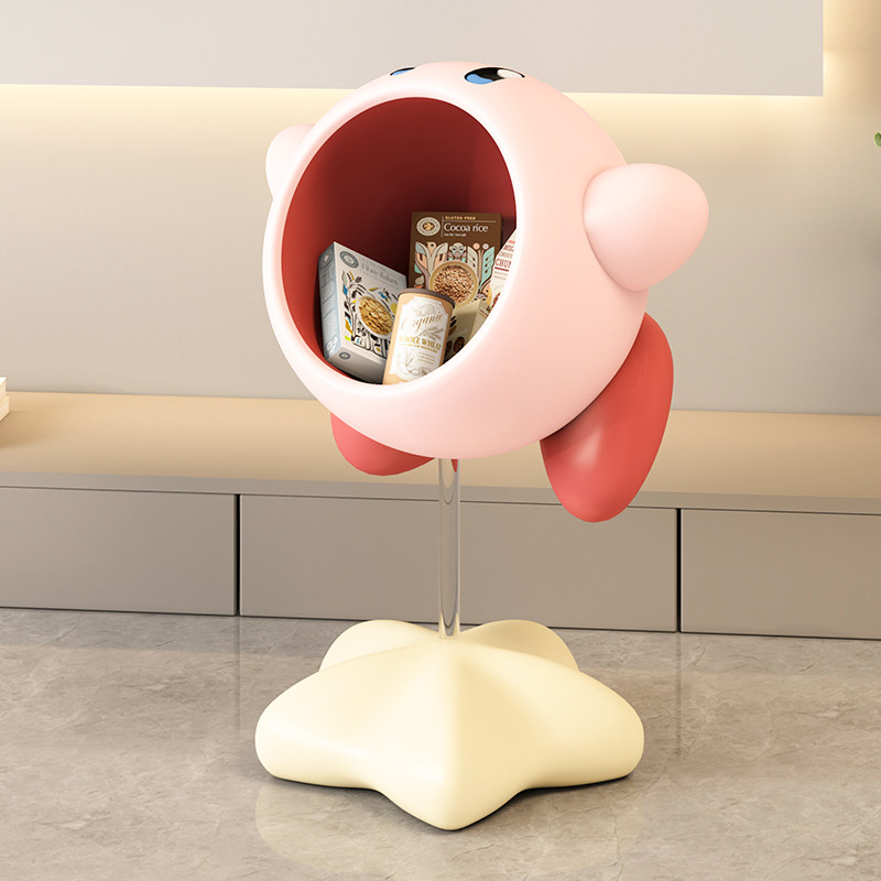 星之卡比卡通落地零食收纳架摆件客厅沙发家O居装饰品乔迁新居礼,家居饰品,落地摆件,淘宝优惠券,粉丝福利购,淘宝优惠卷