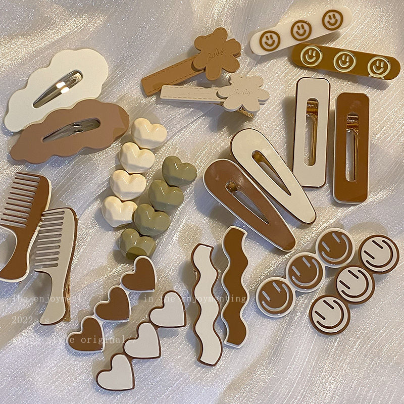 小发夹边夹女侧边可爱发卡鸭嘴一字夹简约精致刘海夹子头饰卡子