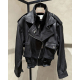 高档绵羊皮泡皮真皮皮衣秋冬新款 外套B1325 机车夹克女短款