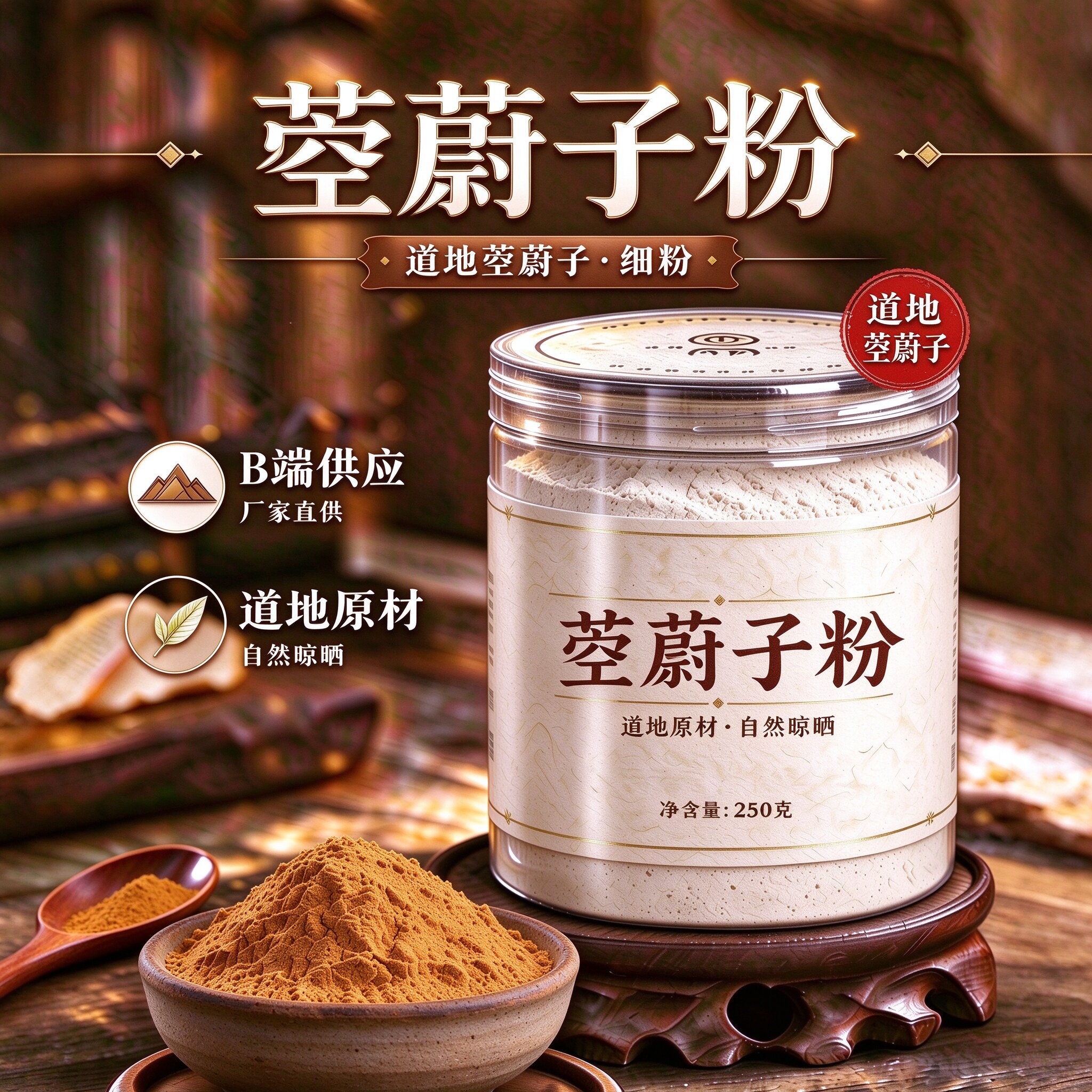 【纯粉】充蔚子粉500克 益母草籽中药粉店铺中药材大全