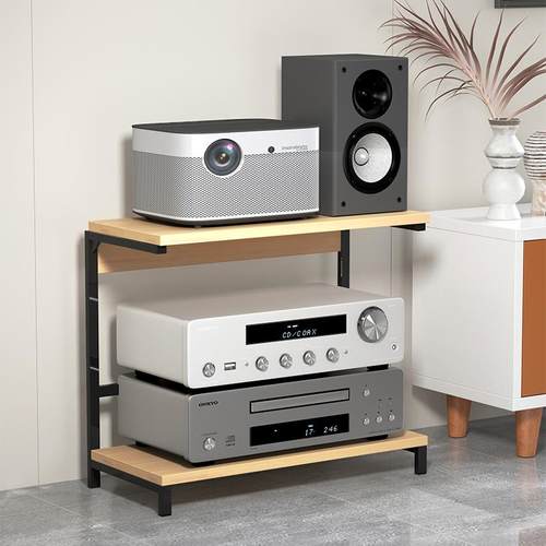 功放机架胆机支架分层放置家用移动音响调音台放置架收纳架CD机柜