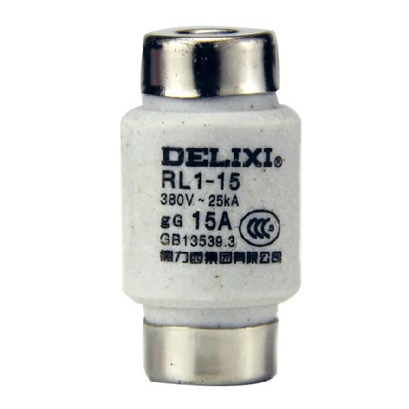 螺旋式熔断器 熔芯 保险丝 RL1-15A 不含底座 2A 4A 6A 8A10A15A