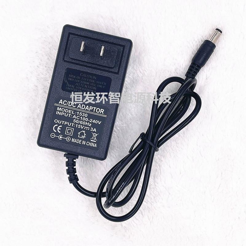 DC 15v3a电源配接器5a扫瞄仪4a适用特美拉杆电瓶2a音响1.5a充电线 线