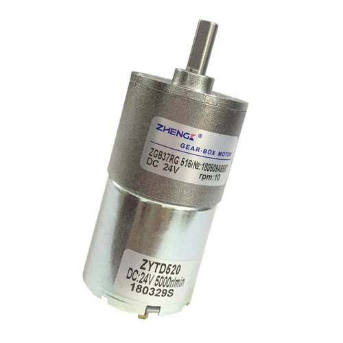 正科ZGB37RG12V24V285-1500转直流减速电机马达调速正反转高转速