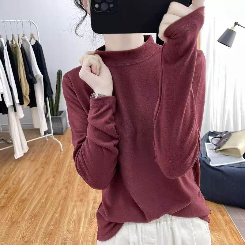 ZK-7711紫皇冠双面羊绒长袖【实物以直播间为准】