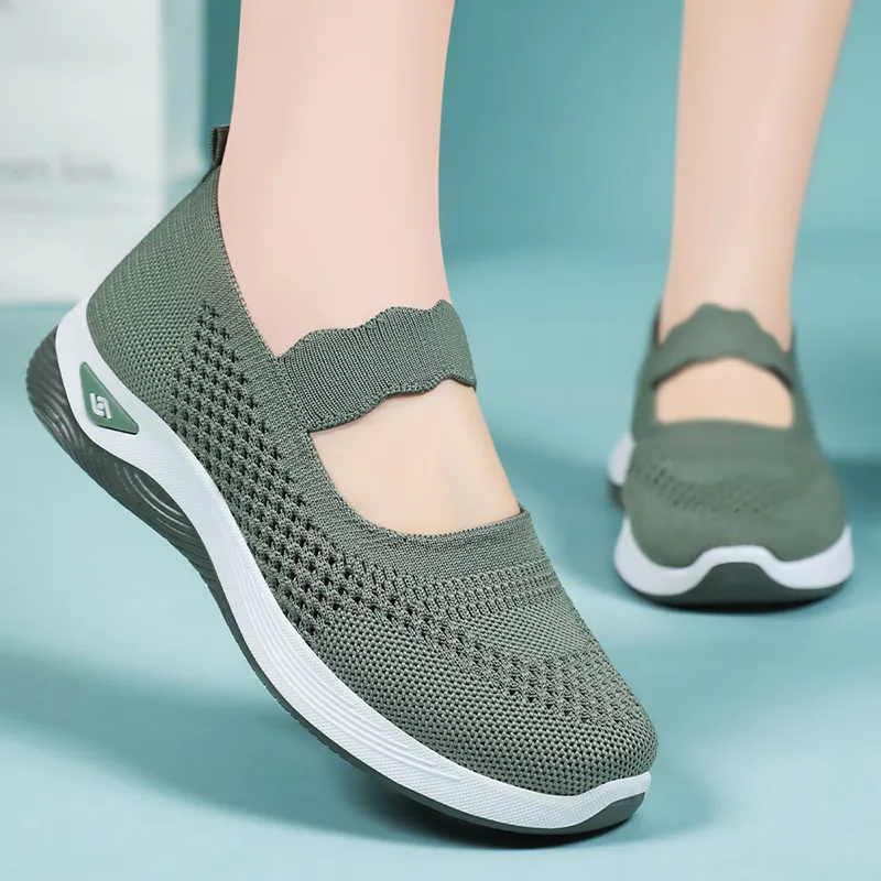 女鞋夏季女单鞋一脚蹬老北京布鞋中老年妈妈鞋轻便健步鞋,女鞋,时尚芭蕾鞋,淘宝优惠券,粉丝福利购,淘宝优惠卷