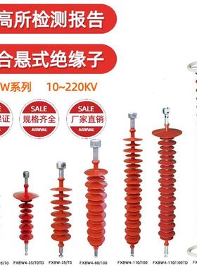 FXBW4-110/100覆合悬式绝缘子FXBW-110/120合成绝缘子FXBW4-35/70