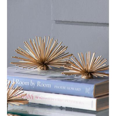 SOLO HOUSE出口美国金属海胆几何体桌面墙面摆挂件玄关桌面摆件