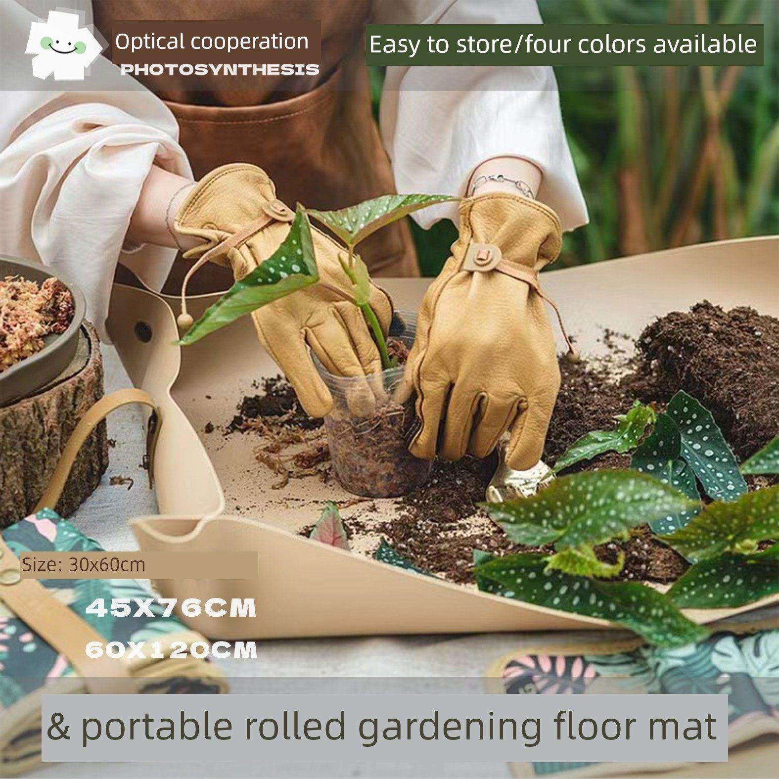 便携式卷式储存园艺地垫家庭阳台花卉种植和土壤更换防水多肉盆栽,鲜花速递/花卉仿真/绿植园艺,其它园艺用品,淘宝优惠券,粉丝福利购,淘宝优惠卷