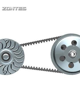 升仕踏板ZT310M踏板摩托三角皮带主动轮从移动轮离合器甩块总成