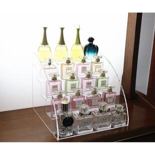 压克力香水收纳盒化妆护肤品多层置物化妆台阶梯型整理展示架大号