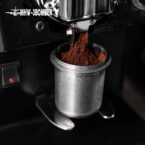 MHW-3BOMBER轰炸机咖啡接粉杯 58mm手柄通用意式磨豆机倒扣接粉器