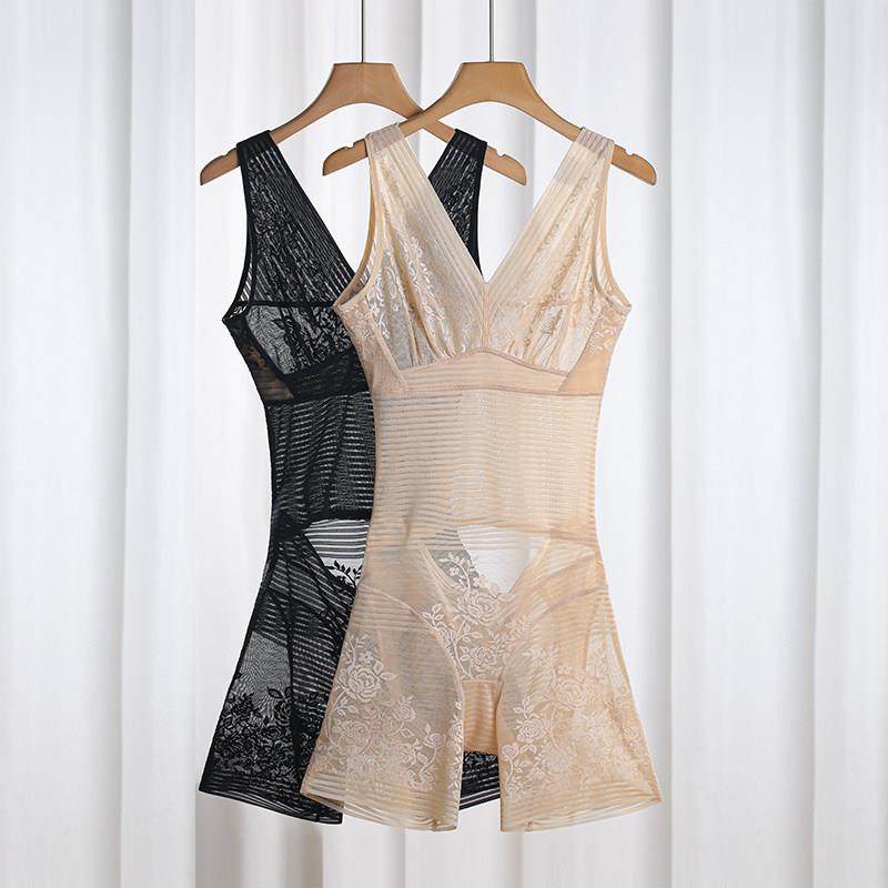 夏季超薄连身塑身衣薄款收腹束腰塑形后脱式平角无痕束身美体内衣,女士内衣/男士内衣/家居服,塑身连体衣,淘宝优惠券,粉丝福利购,淘宝优惠卷