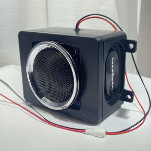 2寸4欧15w20瓦带双振膜低音炮防水音腔喇叭diy桌面音响电动车改装