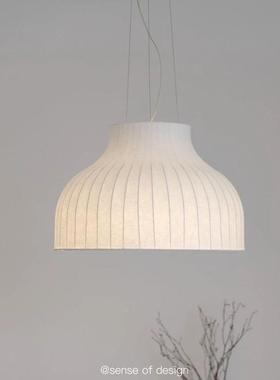 丹麦Strand设计师蚕丝吊灯卧室客厅卧室书房日式侘寂洋葱球型吊灯