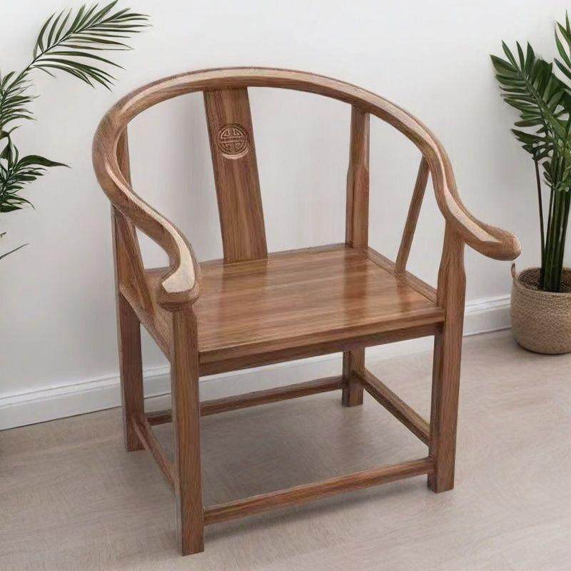 仿古实木椅子围椅圈椅三件套新中式家用靠背椅太师椅茶桌椅月牙椅,3C数码配件,USB灯,淘宝优惠券,粉丝福利购,淘宝优惠卷