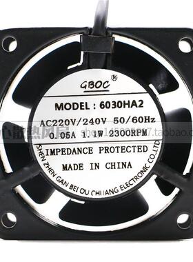 6030HA2220V6cm6028微型风扇小交流风机机柜散热