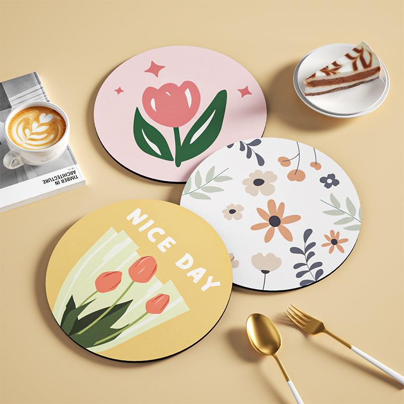 餐桌垫锅垫防烫垫隔热垫菜垫子碗垫餐垫餐盘垫圆形茶杯垫家用