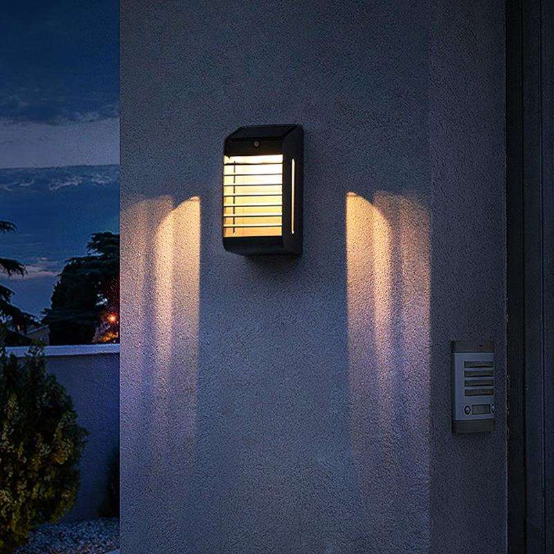 户外防水壁灯现代简约别墅庭院阳台入门门头灯太阳能外墙灯室外灯