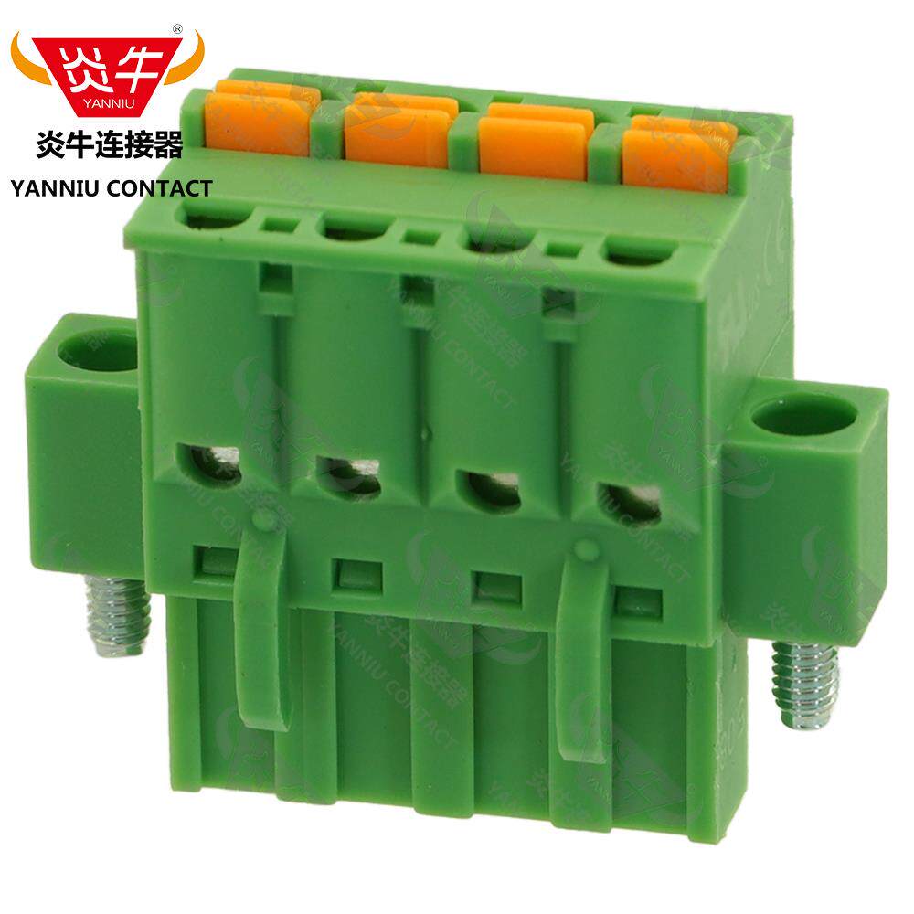 5.08mm凤凰弹簧插拔式接线端子YN2EDGKDFM/KF/2ESDSM/FKCT2.5-STF
