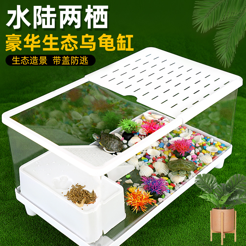 豪华生态乌龟缸带晒台造景别墅