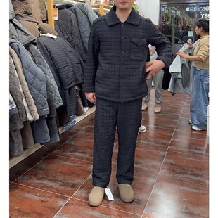 青年运动宽松加厚保暖睡衣网红款 2025款 冬季 两件套家居服套装 新款