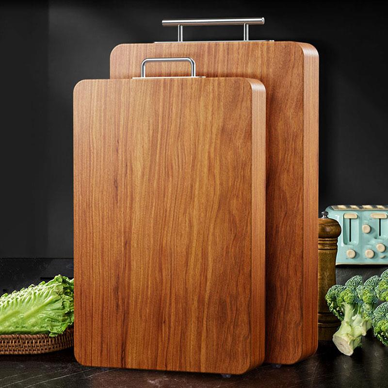 德式家用花梨木菜板防霉抗菌实木砧板切菜板方形案板整木粘刀板