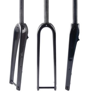 ievele全碳纤维公路车瓜车砾石Gravel前叉直管锥管桶轴碟刹前叉70