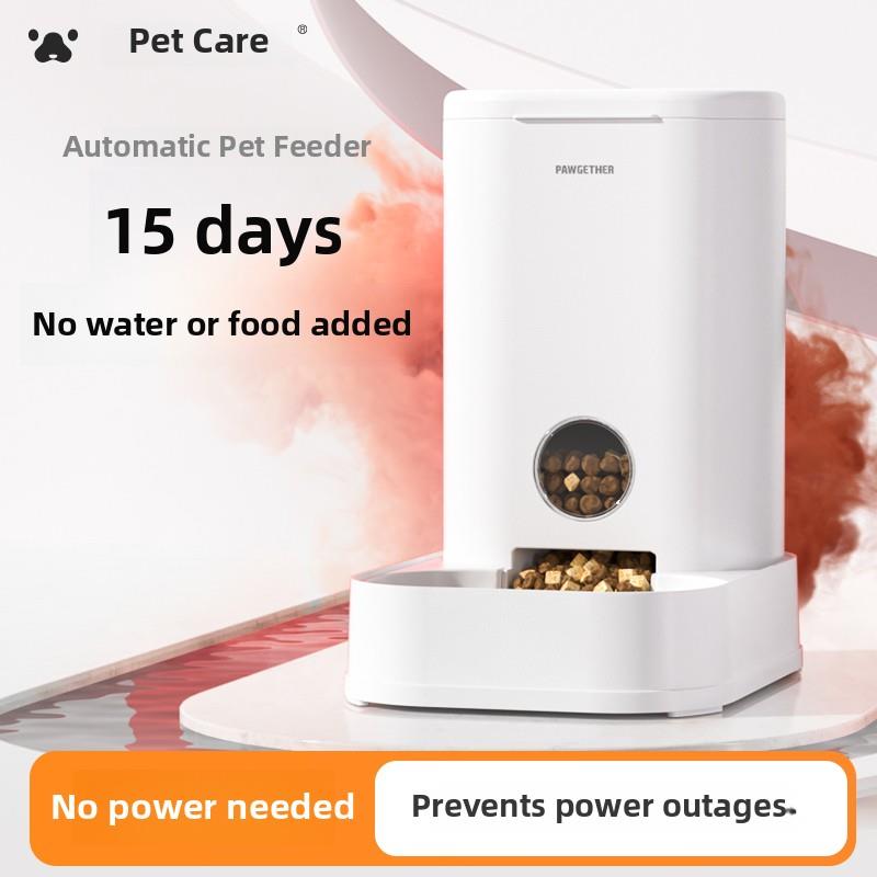 宠小到大自动猫咪喂食器重力饮水喂食一体机宠物喂食喂水器不插电