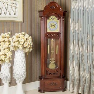 落地钟客厅北极星机芯家用中式覆古机械座钟老式欧式坐钟立式摆钟