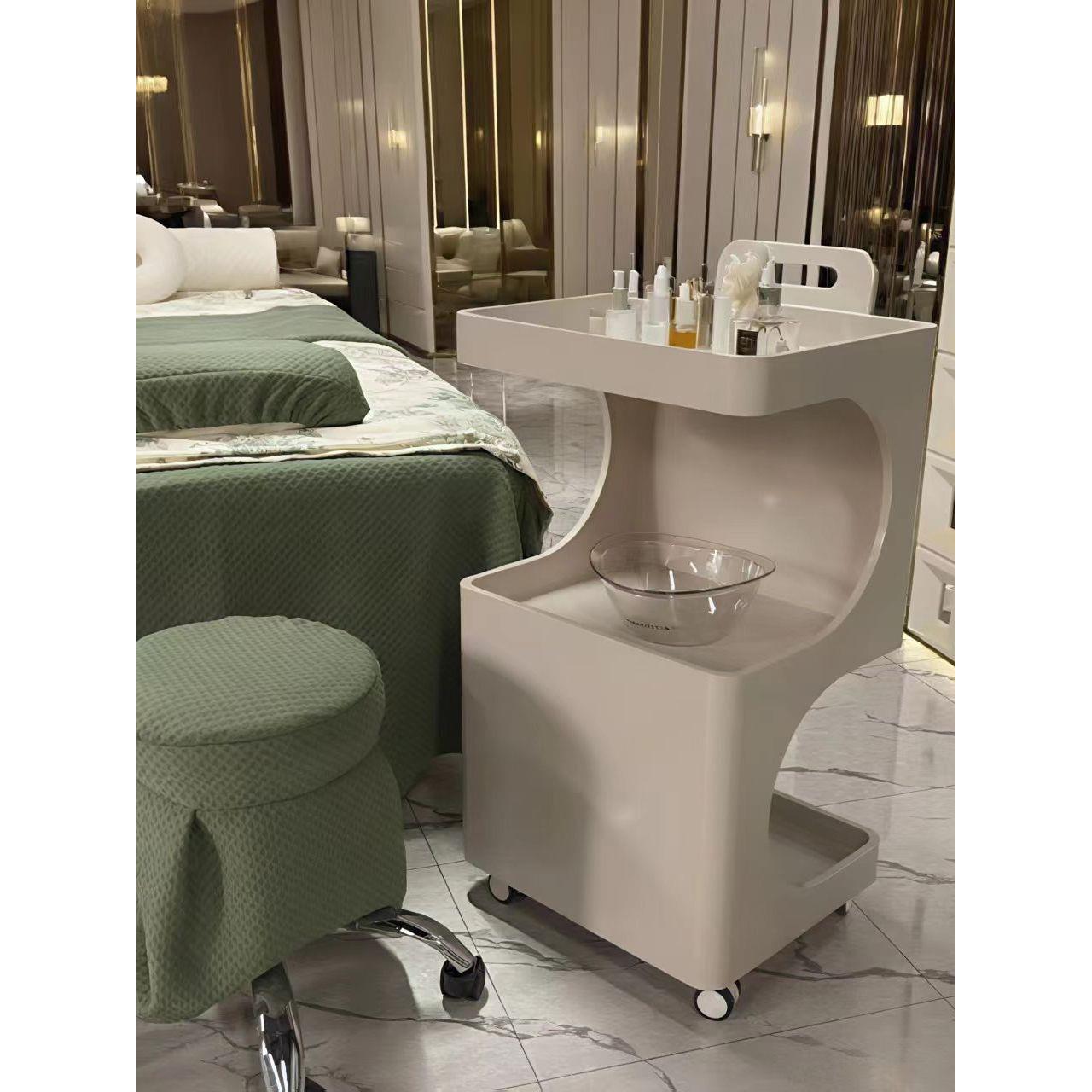 美容院专用小推车皮肤管理可移动置物架护理仪器化妆品手推工具车