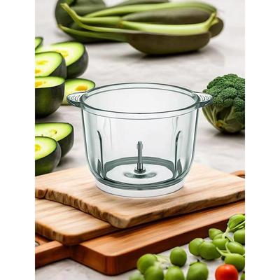 适用小熊绞肉机配件玻璃碗不锈钢碗QSJ-B02Q1/B03E1/B03H2/B03F1