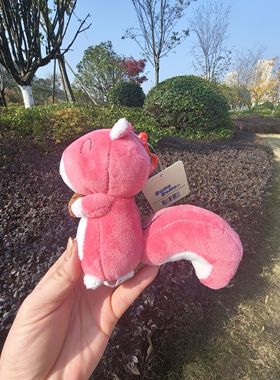 韩国bono bon小松鼠包包挂件吊饰毛绒玩具玩偶生日礼物儿童玩具