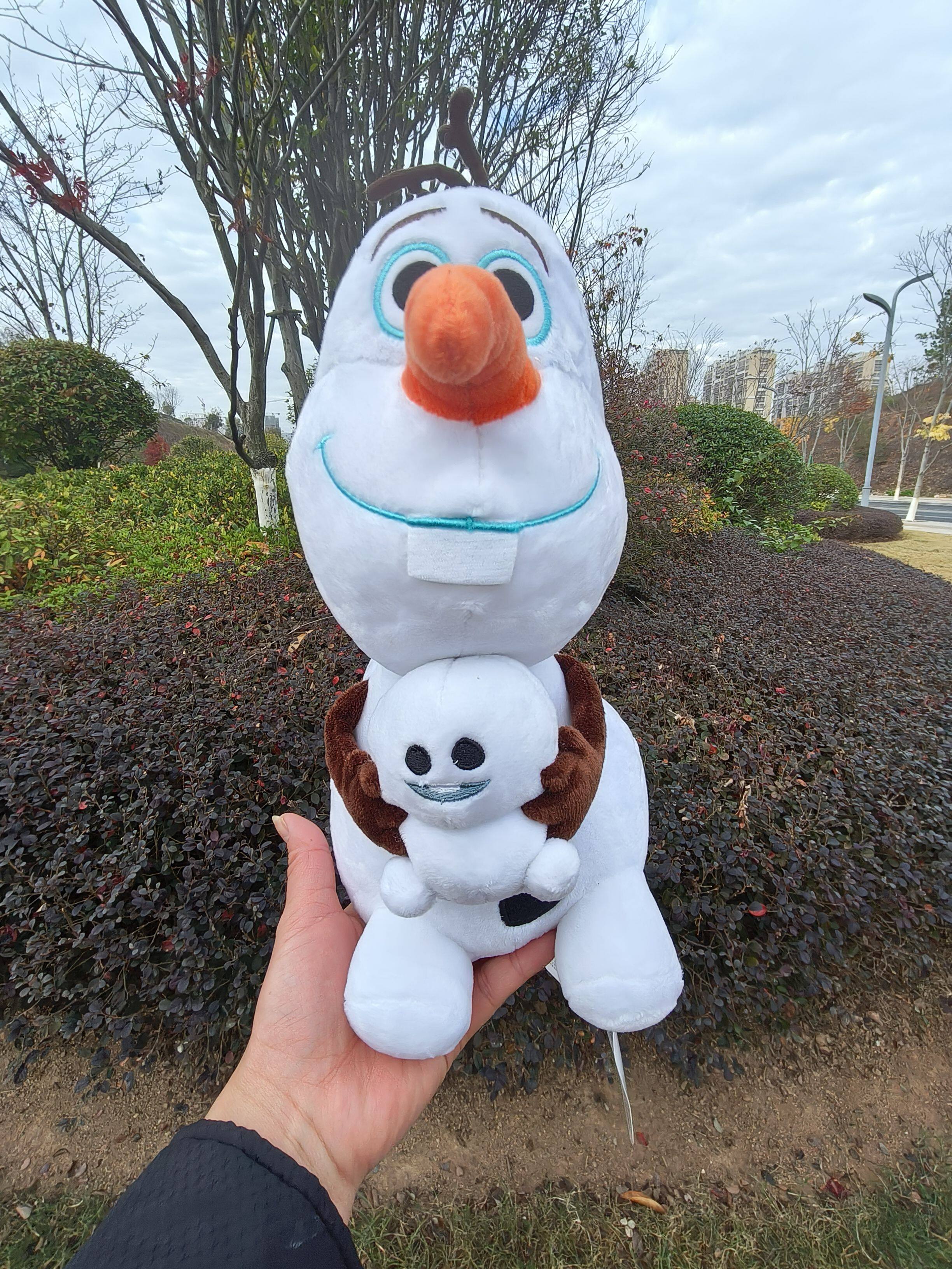 毛绒玩具Frozen冰雪奇缘雪人Olaf奥拉夫雪宝周边毛绒公仔摆件礼物