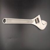 海诚防磁活扳手304不锈钢无磁活口扳子公制12寸活动扳手防锈防腐