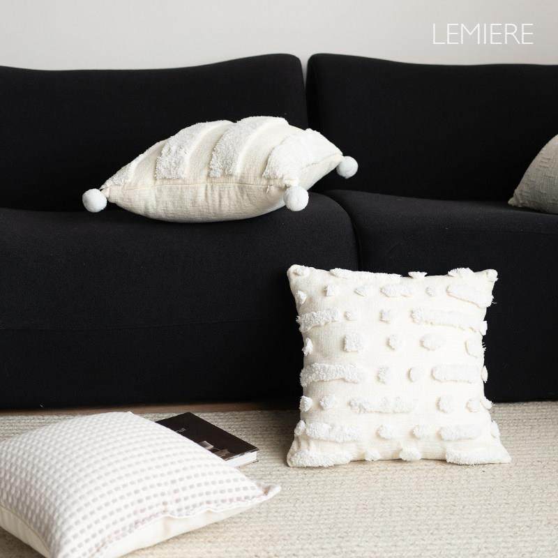 抱枕现代简约毛绒条纹床头靠背沙发靠枕ins靠包民宿样板间装饰枕,居家布艺,靠垫/抱枕,淘宝优惠券,粉丝福利购,淘宝优惠卷
