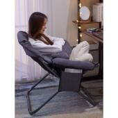 大学生宿舍折叠椅网红阳台躺椅客厅家用懒人沙发软椅子休闲电脑椅