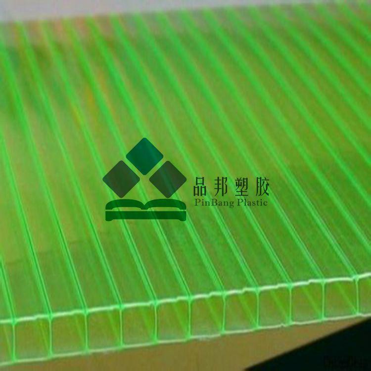 新款直销pc阳光板中空阳光板双层阳光板8mm阳光板透明阳光板温室