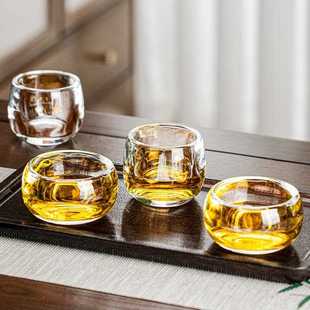 直销耐高温高档玻璃杯主人茶杯不烫手个人专用加厚单杯高档养 新款