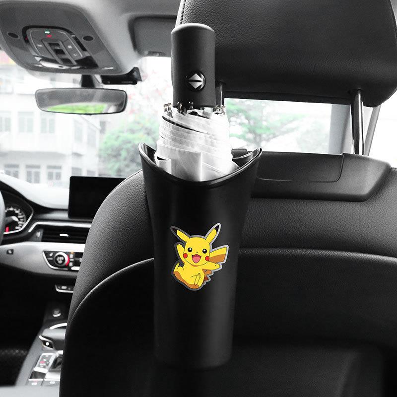 新款直销汽车用雨伞架车载后座雨伞固定架雨伞套收纳桶挂钩夹子收