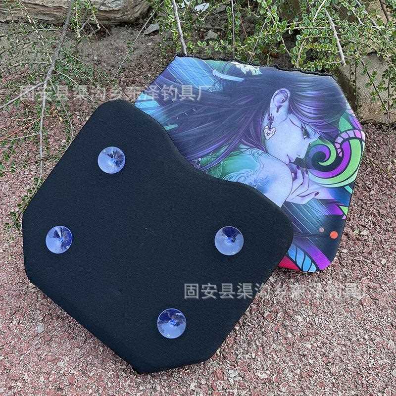 新款直销钓箱坐垫 记忆海绵坐垫 吸盘座垫 渔具配件 鱼具