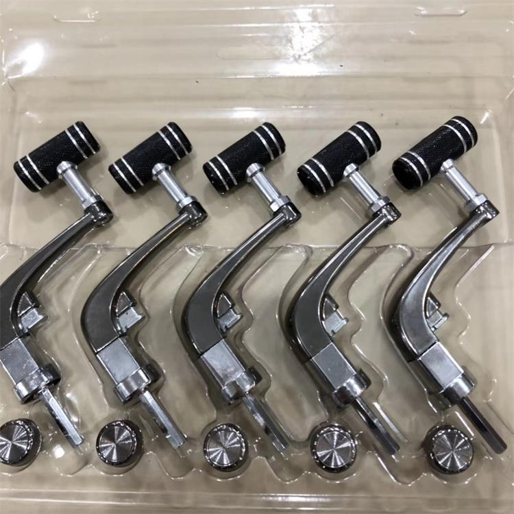 新款直销通用渔轮摇柄摇把鱼轮折叠手柄金属把手鱼线轮纺车轮海竿