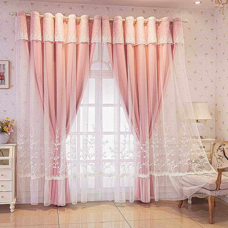 新款直销双层窗帘布纱一体田园小清新简欧成品客厅卧室全遮光加厚,居家布艺,成品窗帘,淘宝优惠券,粉丝福利购,淘宝优惠卷