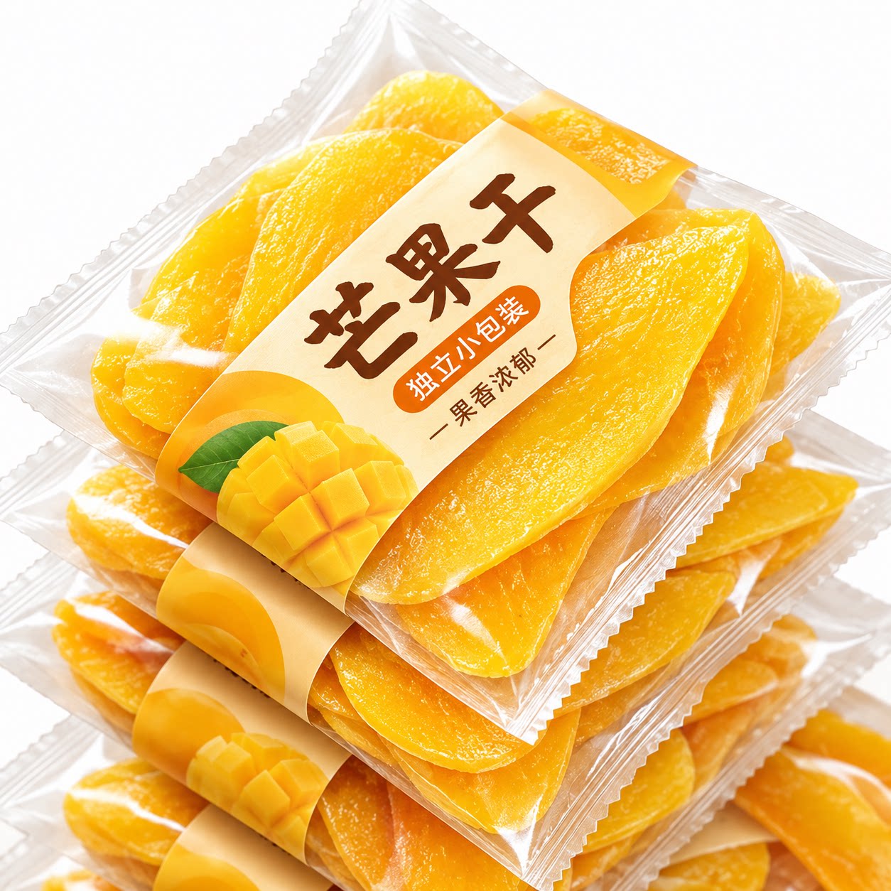 厚切芒果干水果干蜜饯果脯网红休闲零食小吃好吃源头新鲜果脯追剧