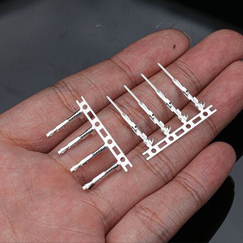 杜邦带锁带扣公母接线端子间距2.54mm TJC8连接器接插件簧片插簧