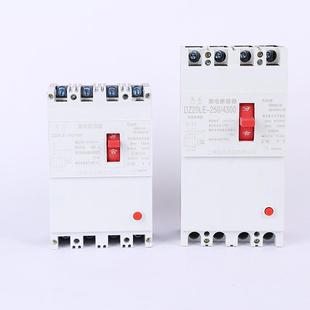 家用白盖微型塑壳式 现货DZ20LE低压漏电断路器 漏电保护开关