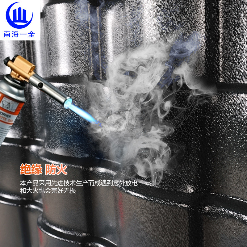 新型树脂瓦片屋顶小青瓦仿古塑料瓦片加厚中式屋面房顶瓦厂家直销图片