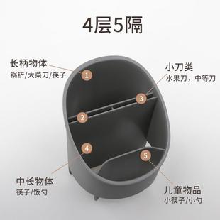 筷子置物架筷篓筷笼家用收纳盒沥水筒放勺子桶厨房多功能餐具防霉