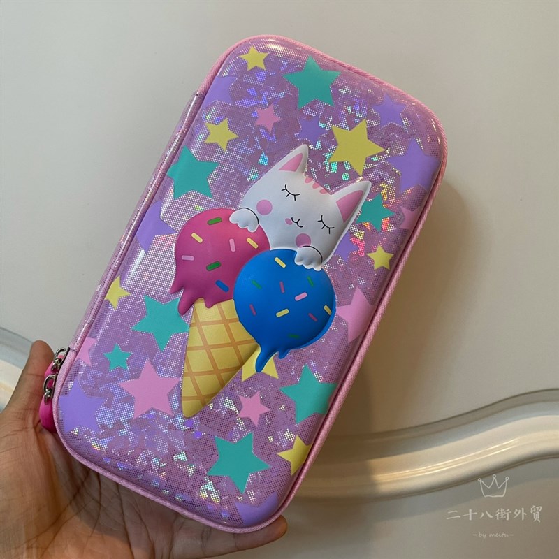 太可爱了吧儿童文具袋大容量铅笔盒小学生多功能文具盒女孩笔袋